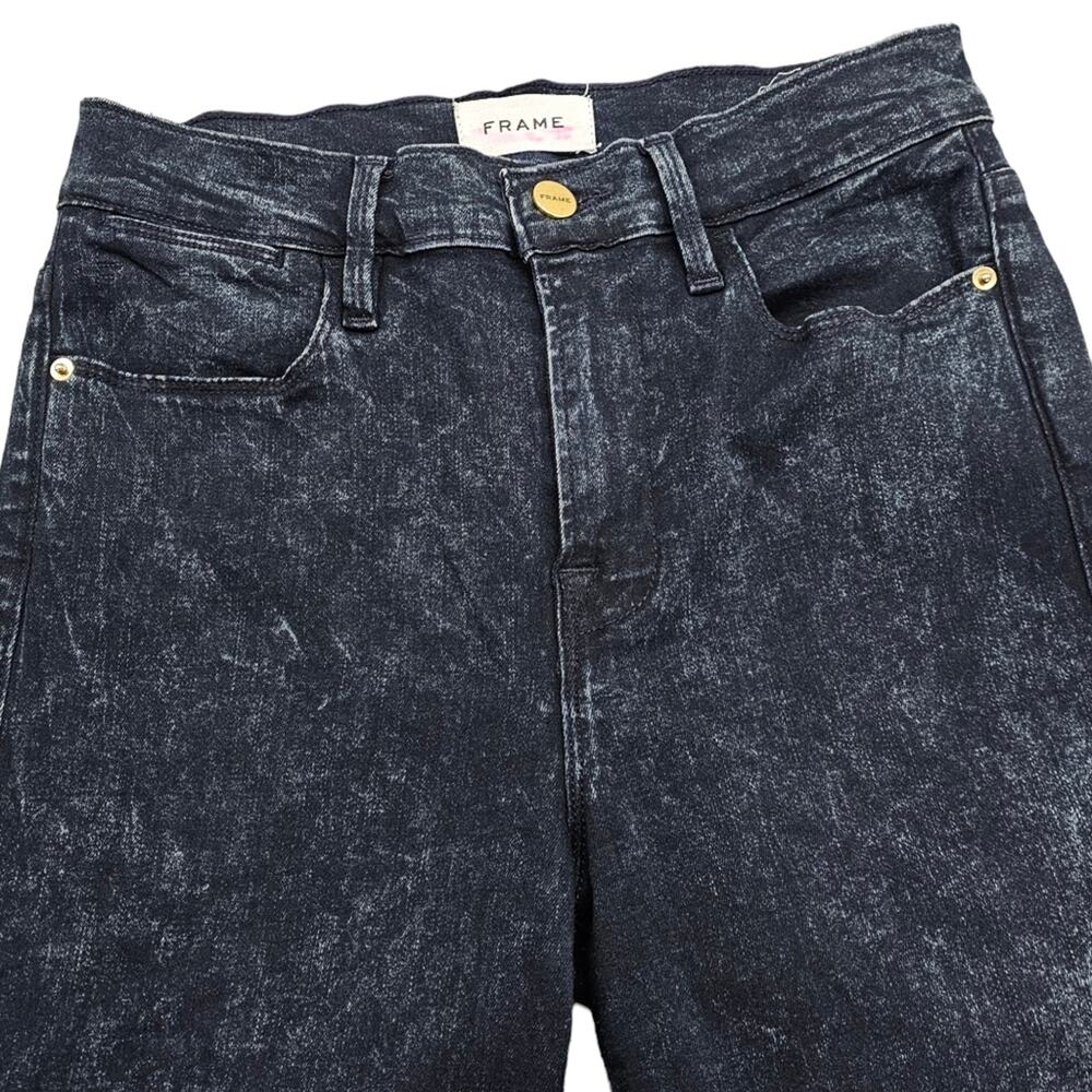 Frame Jeans Women's Size 28 Le High Skinny Dean Acid Wash Ankle High Rise - Picture 5 of 15